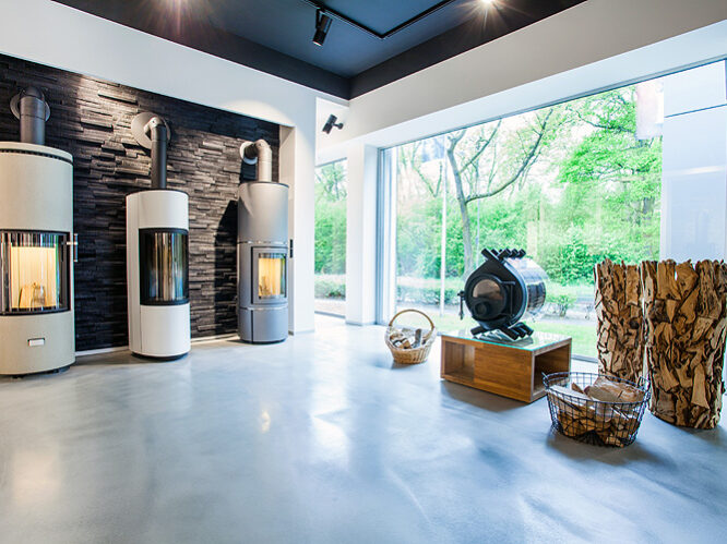 KABE Mühlheim Kaminöfen, Schornsteine, Designböden