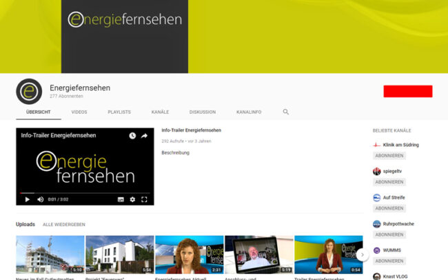 Energiefernsehen bei KABE